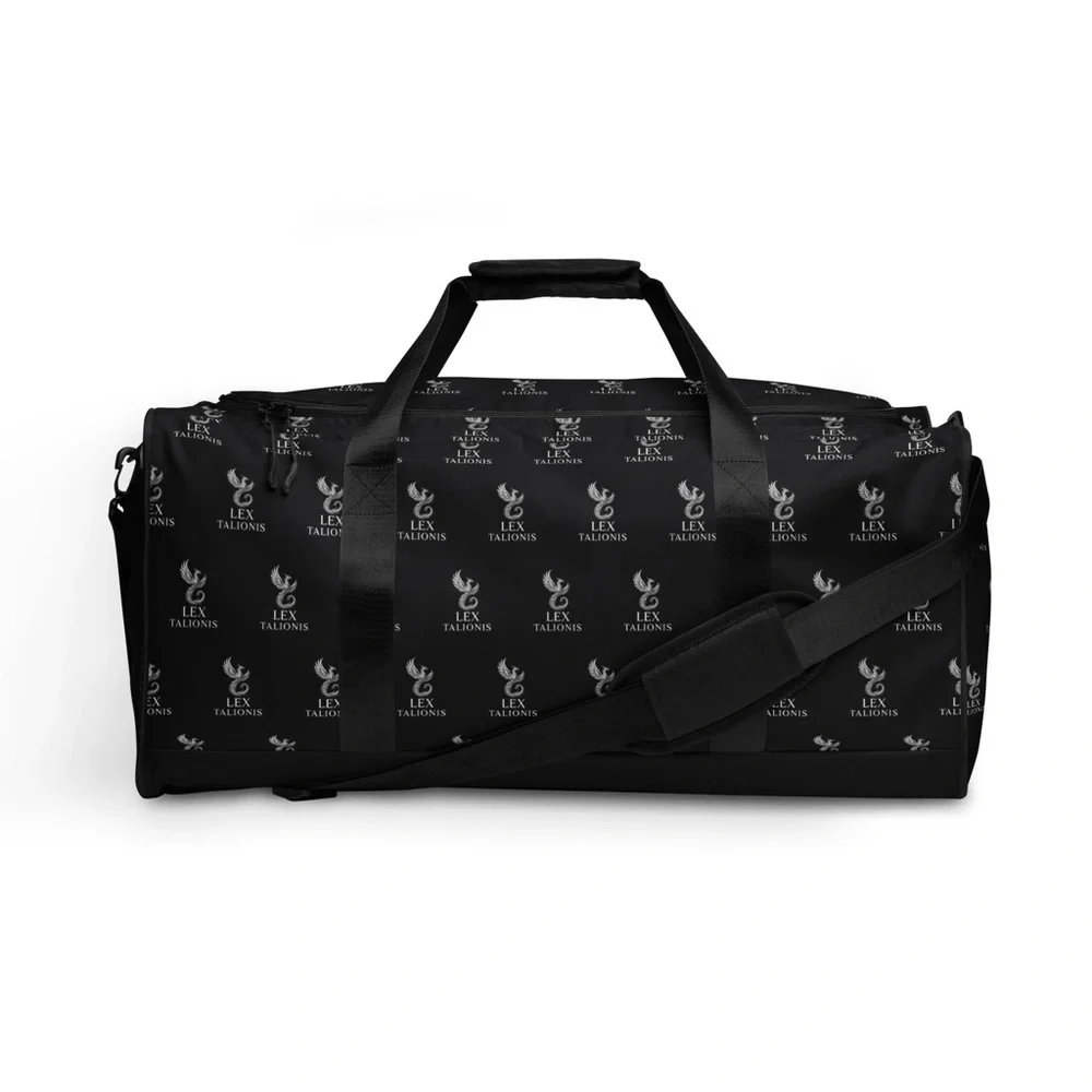 LEX Black Duffel Bag